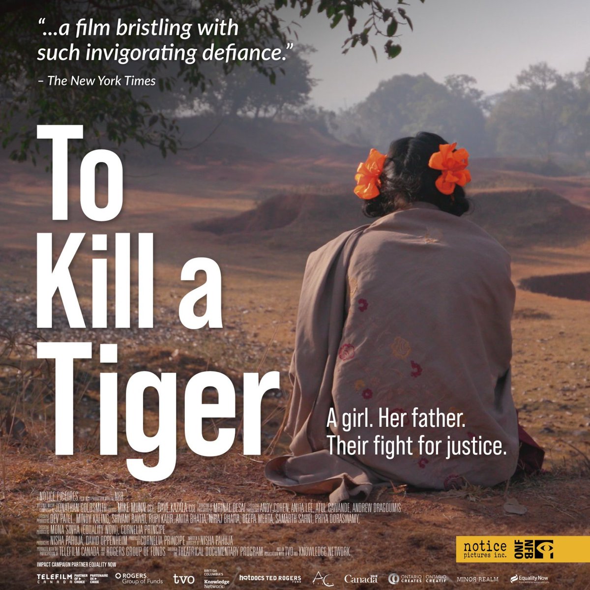 No Indian nomination this year. #Oscars2024 

#ToKillATiger is a Canadian production and the director #NishaPahuja is also a Canadian.