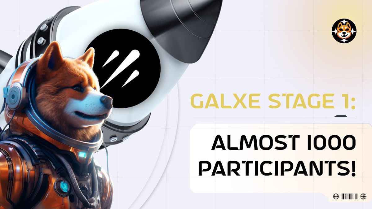 Intriguing statistics: almost 1,000 users have already taken part in #Galxe Campaign Stage 1! 🥳

But this is just the beginning, because we are preparing something truly grandiose.🌟

Tomorrow, you'll have the opportunity to earn even more points, immerse yourself in the world