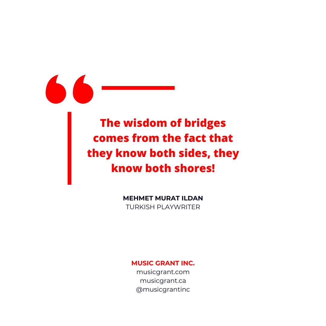 MusicGrantInc's tweet photo. #QOTD

“Music Grant Inc. is your bridge to grants for music!”

#MusicGrantInc #MusicGrant #Bridge #Music #Funding #Gap #Writing #MusicIndustry #Government #Agency #Artist #Creator #Cultural #Creative #Sector #Business #Worldwide #MehmetMuratIldan #Turkish #Playwriter https://t.co/8ajsj7sh9O