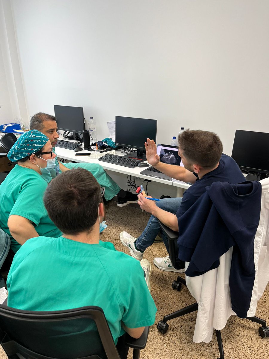 Excellent intracardiac echocardiography day in Catalonia, Hospital Arnau de Vilanova. Interesting cases and wonderful team. 
We love ICE!!!