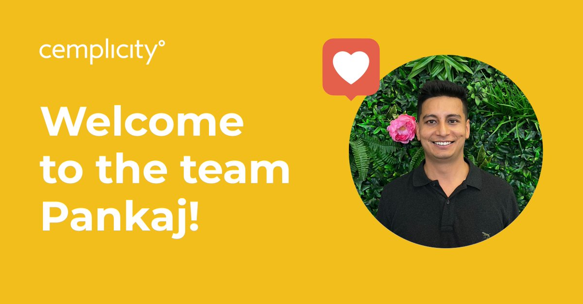 Welcome to the Cemplicity team, Pankaj! ✨ We’re thrilled to have Pankaj join our Development team, and we can't wait to see all the amazing things we'll accomplish together! 🚀