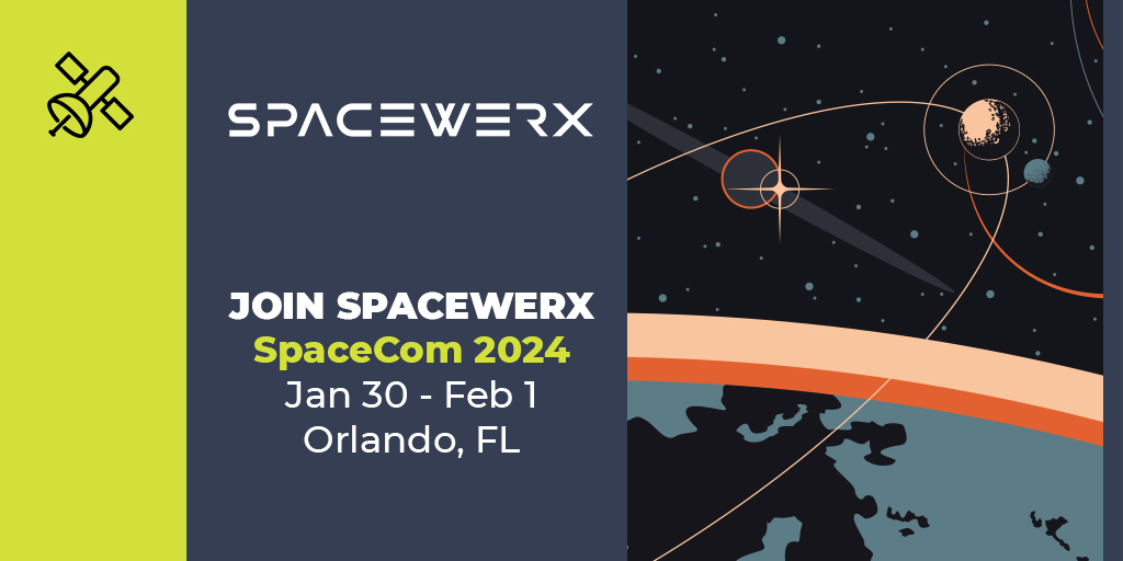 We are just one week away from the @SpaceComExpo event in FL! Meet with SpaceWERX at booth #914, Jan. 30 - Feb. 1, to learn more about our programs. We’re excited to meet with innovators to collaborate in cultivating on-planet solutions! Learn more: ow.ly/32iO50QsxkJ