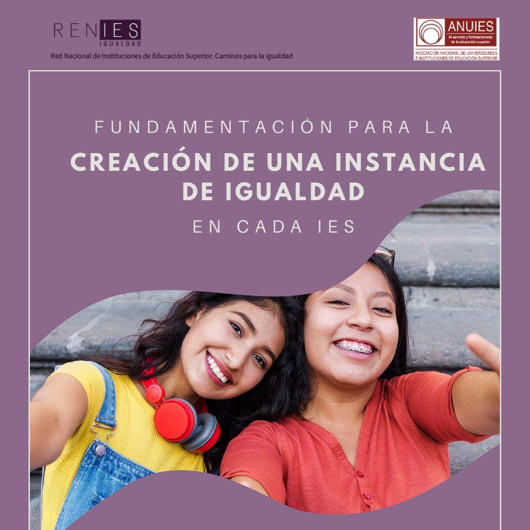 Fundamentación para la creación de una instancia de Igualdad en cada #IES, de la RENIES 🟣🟠

Te compartimos el documento aquí: anuies.mx/media/docs/avi…