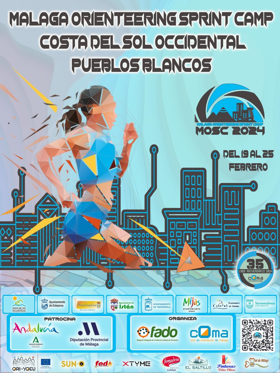 Clubcoma's tweet image. #Málaga #Orienteering #SprintCamp 2024

Menos de un mes para que se celebre un evento internacional ideal para  preparar el Campeonato del Mundo de #Orientación #Sprint @woc2024 con terrenos de altísima calidad 🗺️ y un clima inmejorable 🌞

#suunnistus #MOSC