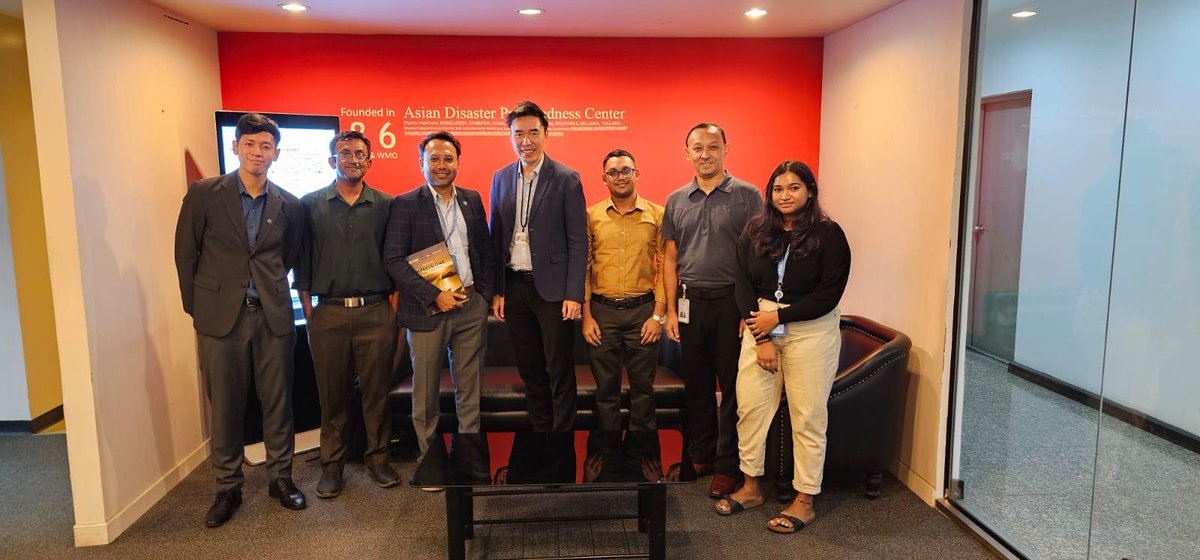 Delighted to share insights from our substantive meeting with our longstanding partner <a href="/ADPCnet/">ADPC</a>. We explored cutting-edge spatial and space technologies for disaster risk reduction, climate adaptation, and science-based approaches for end users. #GIT #EO #SERVIRSEA