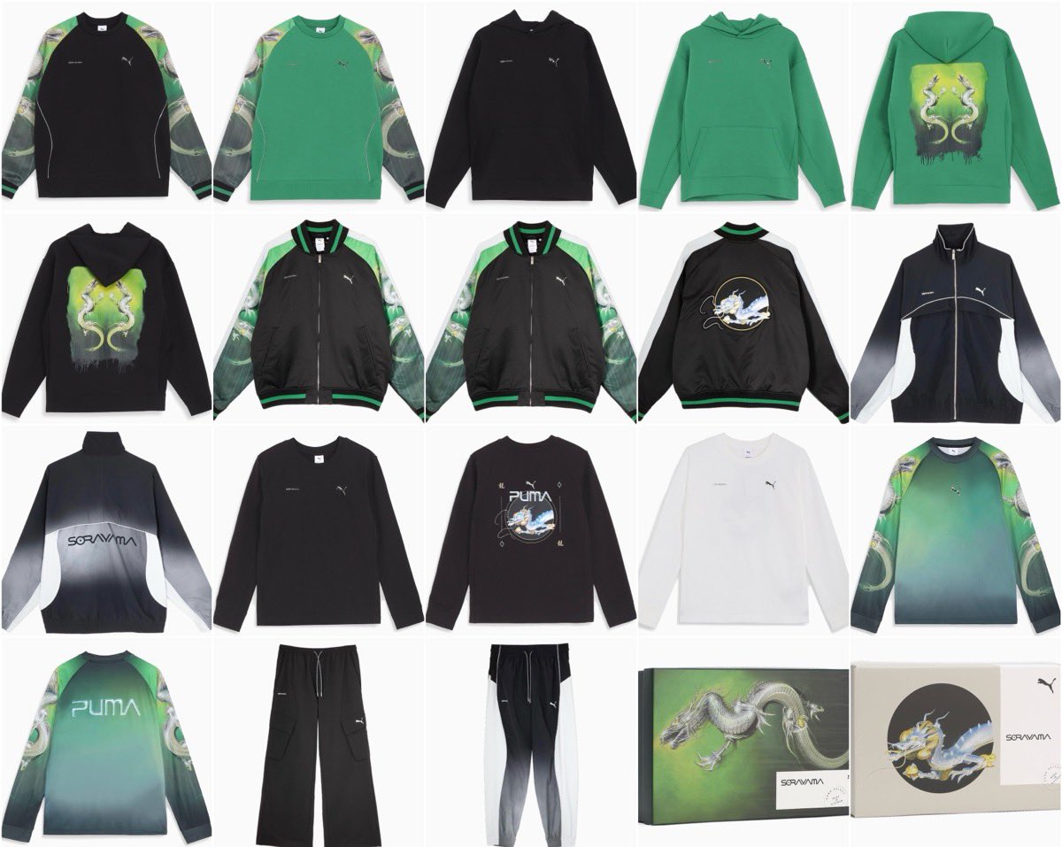 PUMA × SORAYAMA / 空山基 コラボコレクション第2弾が国内2月1日（木 