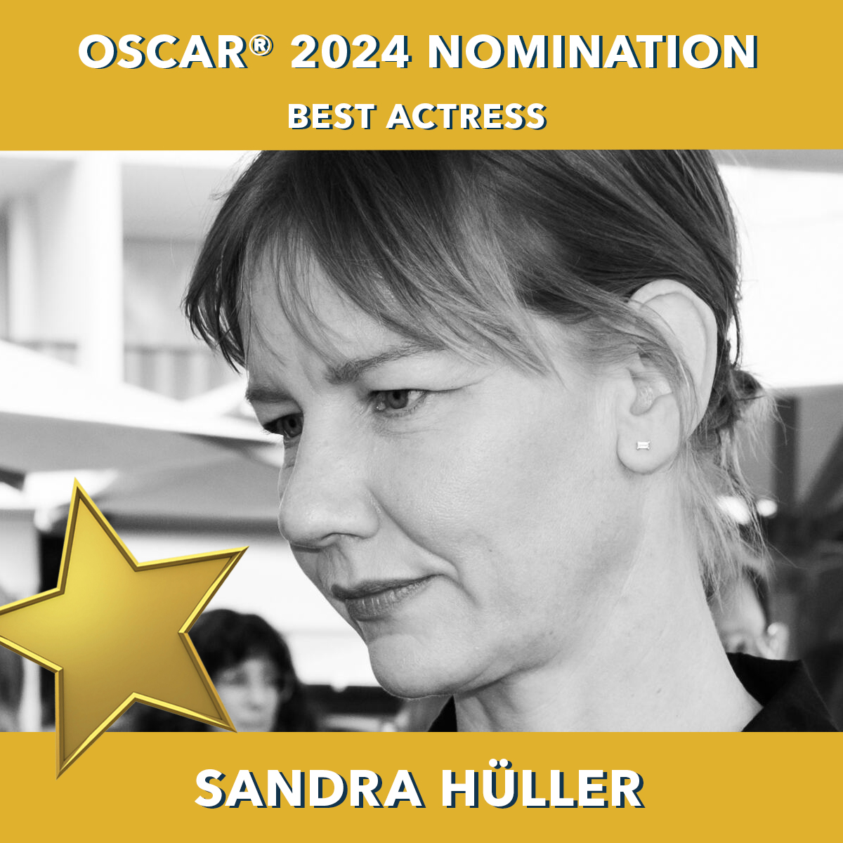 OSCAR® NOMINATION FOR GERMAN ACTRESS SANDRA HÜLLER! More good nomination news from LA: German actress Sandra Hüller received a nomination in the Best Actress category for her role in the French film ANATOMY OF A FALL by Justine Triet. #oscars #academyawards (c) 📷Clemens Porikys