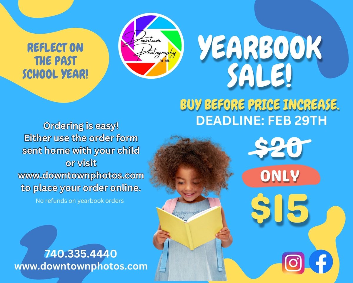 2023-2024 Belle-Aire Intermediate School Yearbook Sale! Order now by going to downtownphotos.com/shop/p/2023-20…