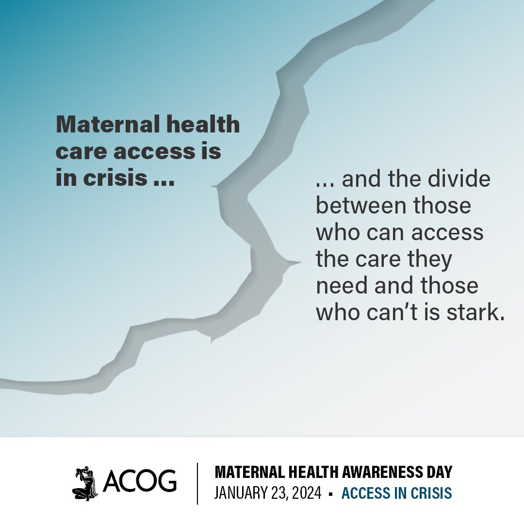 The catastrophic maternal health care access crisis in the United States is widening existing gaps in health outcomes. Worse maternal health outcomes don’t just mean poor health: they also cost lives. #MaternalHealthAwarenessDay