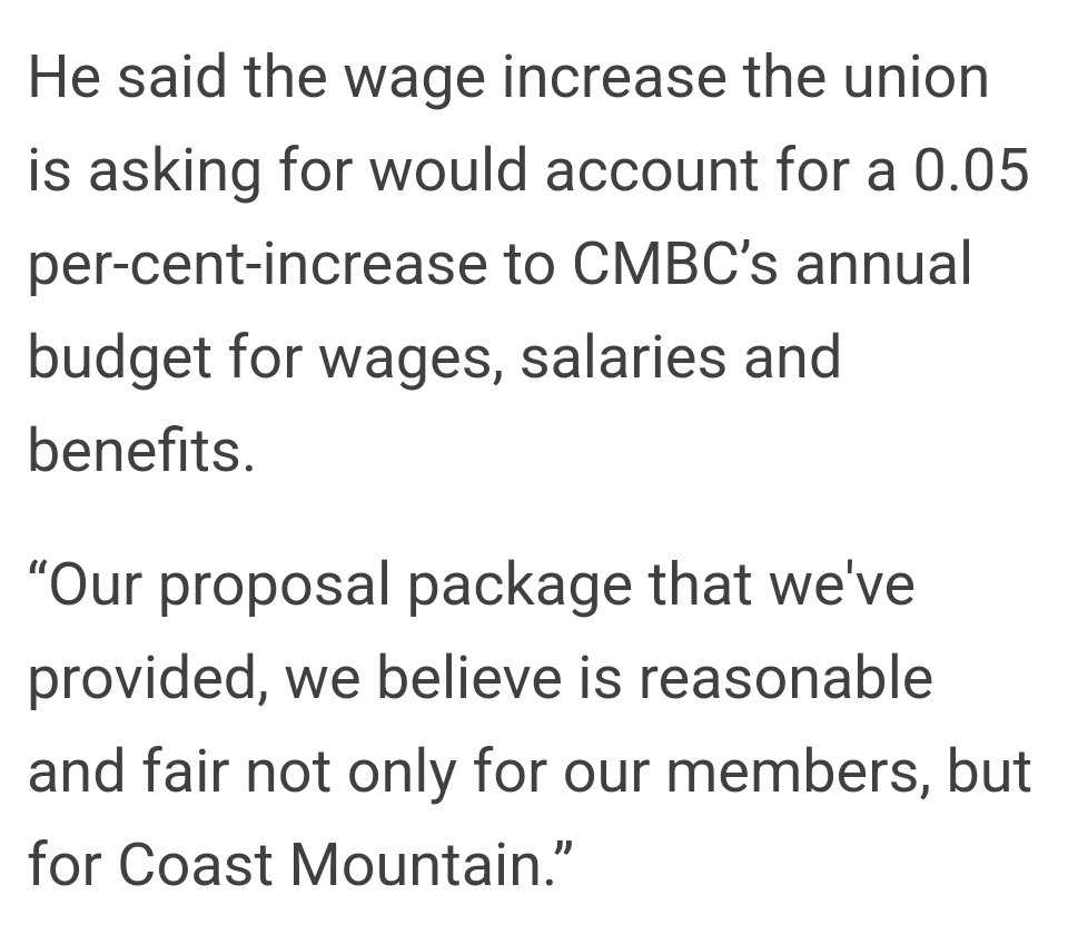 reaktor_field's tweet image. 0.05% of a budget that is in the hundreds of millions isn&apos;t small.

Liam O&apos;Neill trying to make it sound insignificant is disingenuous and misleading to the public.

#translink #CUPE #CMBC #strike #union #SkyTrain