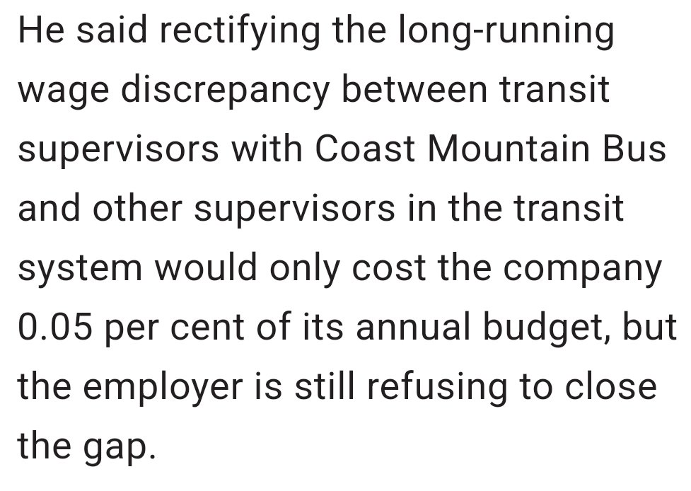 reaktor_field's tweet image. 0.05% of a budget that is in the hundreds of millions isn&apos;t small.

Liam O&apos;Neill trying to make it sound insignificant is disingenuous and misleading to the public.

#translink #CUPE #CMBC #strike #union #SkyTrain