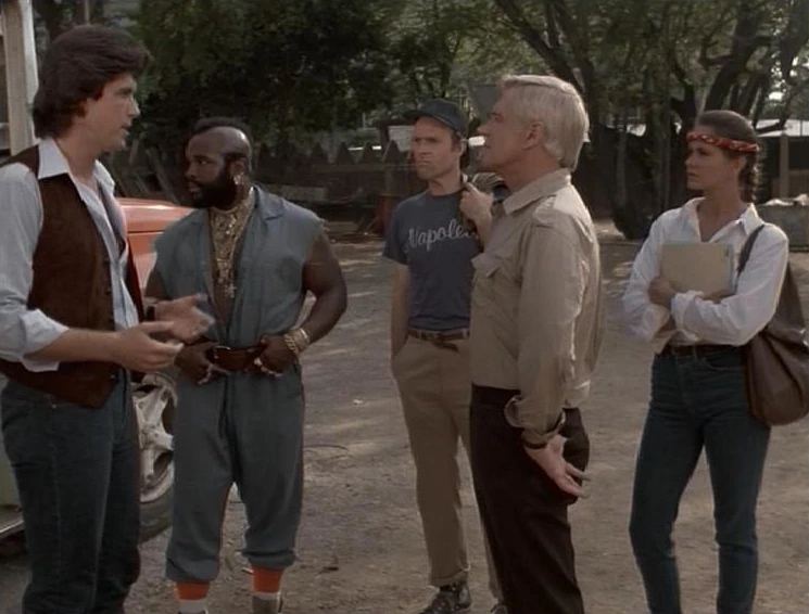 'Mexican Slayride' is the feature-length pilot episode of The A-Team, that first aired in North America on January 23, 1983. It stars George Peppard, Tim Dunigan, Mr. T, Dwight Schultz, and Melinda Culea.