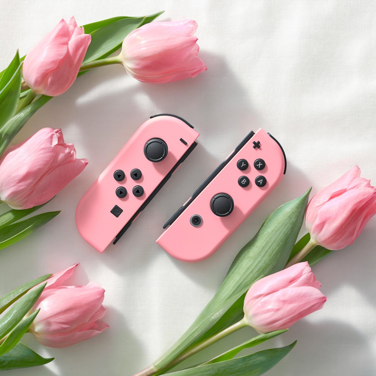 NintendHOME's tweet image. 🆕 Annonce – Un duo de deux Joy-Con roses pastel accompagnera la sortie de Princess Peach: Showtime! le 22 mars.