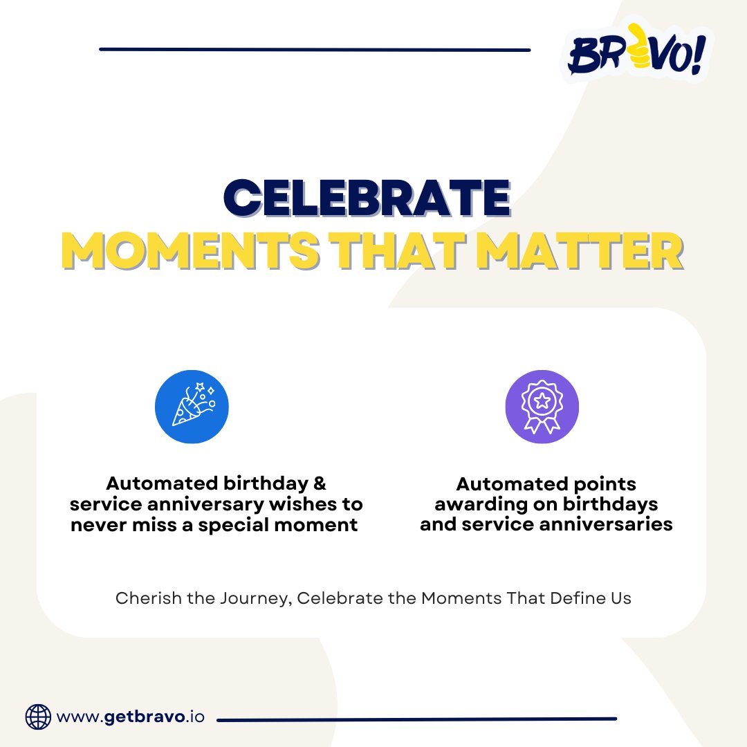 In a world full of fleeting seconds, let's pause to celebrate the moments that leave a lasting impact. 📷📷 Explore the enhanced features and let us know what you think! getbravo.io #Bravo #AIPowered #EmployeeRecognition #EmployeeAchievements #CelebrateTheMemories