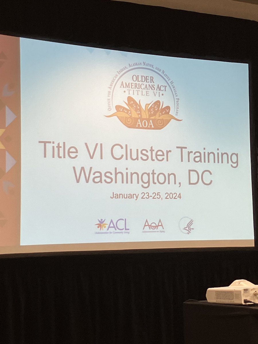 IA2Association's tweet photo. @IA2Association is excited to be at the Title VI Cluster Training in DC! We’re looking forward to talking about how elder justice, vaccines, and brain health are a part of public health. https://t.co/6BnOvb8fXx