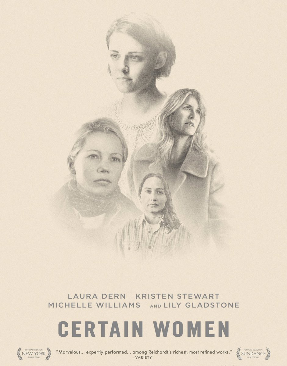 mg_film4's tweet photo. All 4 Leading Actresses in Certain Women (2016) are now officially Oscar Nominees/Winners #Oscar https://t.co/I8kx6LYbyS
