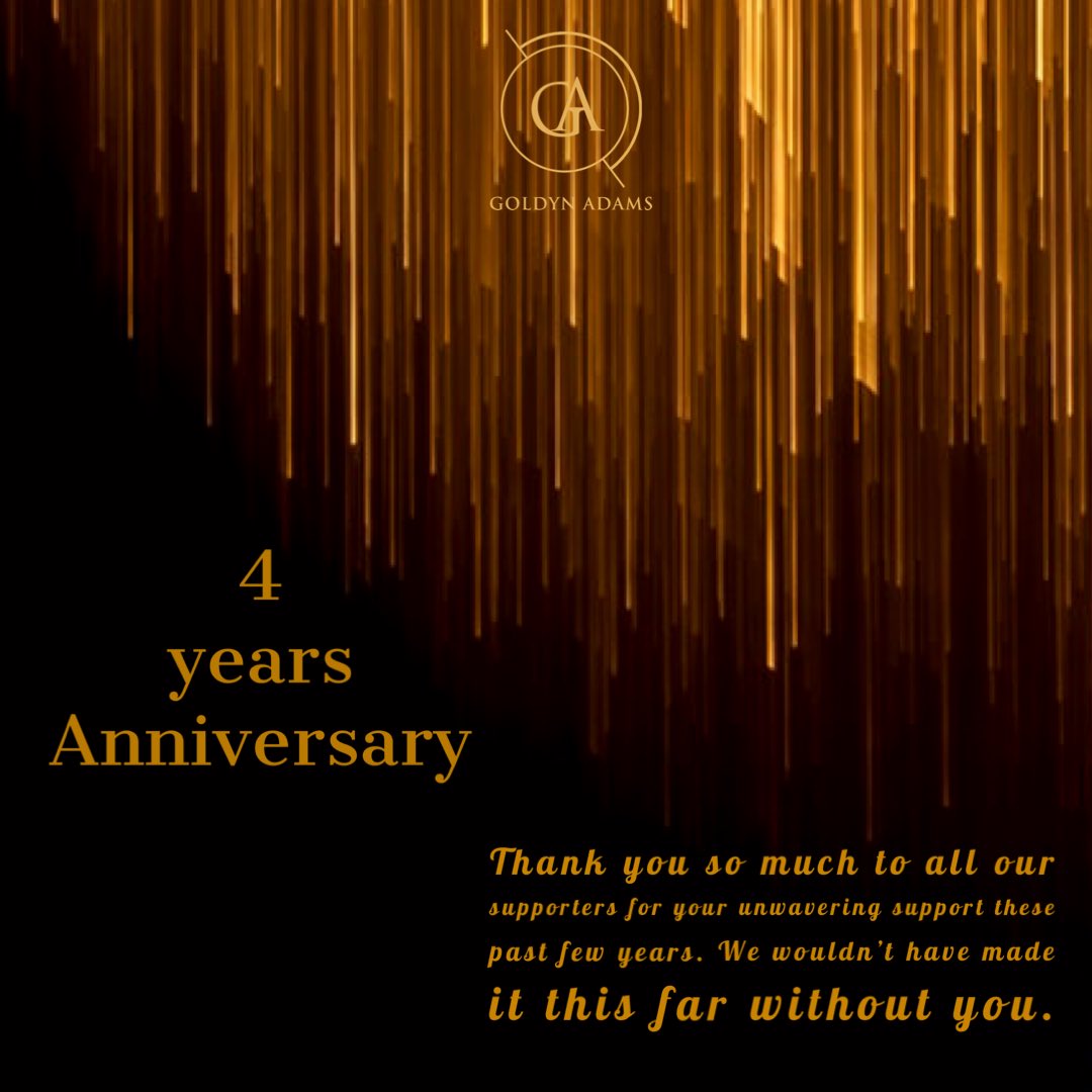 goldynadams's tweet photo. "Four years of passion, style, and limitless creativity. Here's to many more years of setting trends and making a statement in the world of fashion!" https://t.co/xXxdlRx4me