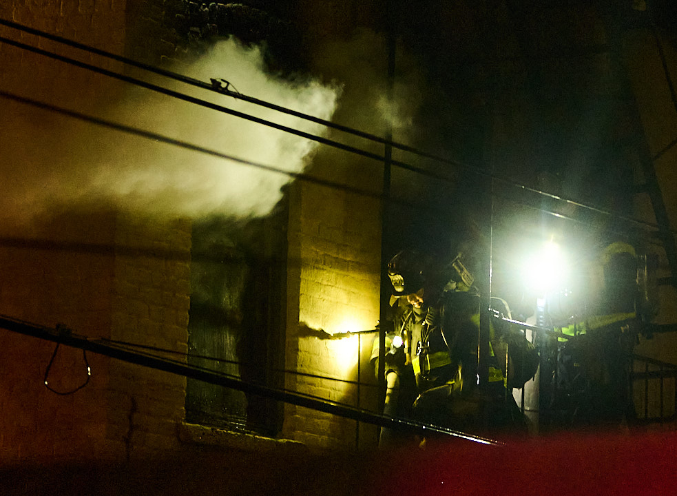 Lloydphoto's tweet photo. Photos: Firefighters rescued a man trapped in heavy clutter after he attempted to light his apartment on fire in Gravesend, Brooklyn on Monday night. Operations were hampered by a car blocking a hydrant. #LloydMitchellPhotography #FDNY #Firefighting #Photojournalism #AMNY #Squad1 https://t.co/gmluikQJ1S
