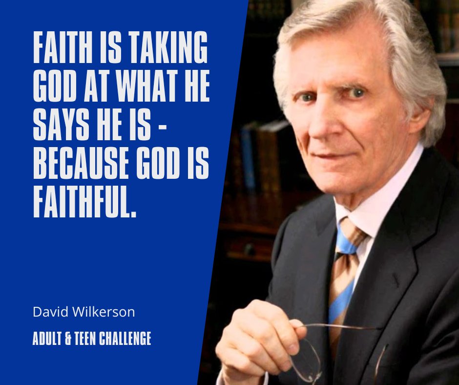 tcusa's tweet image. God is faithful! 

#DavidWilkerson #quote #freedomfromaddiction #addictionrecovery