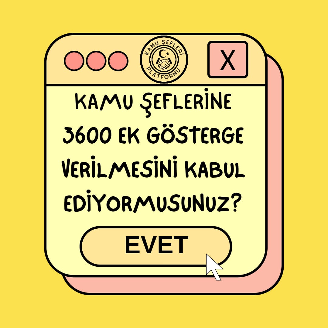 🇹🇷Benim İlkem Önce Ülkem Diyen…
🇹🇷Devletine Sadık Görevine Aşık 
🇹🇷👉 #KamuŞefleri  👈
👉3600 Ek Gösterge bekliyor
👉 Şimdi değilse Ne Zaman 
<a href="/RTErdogan/">Recep Tayyip Erdoğan</a> <a href="/isakarakas/">İsa Karakaş/Başuzman&Başmüfettiş</a> <a href="/isikhanvedat/">Prof. Dr. Vedat Işıkhan</a> <a href="/AvOzlemZengin/">Av. Özlem Zengin 🇹🇷</a> <a href="/akbasogluemin/">Av. M.Emin AKBAŞOĞLU 🇹🇷</a> <a href="/_aliyalcin_/">Ali YALÇIN</a> <a href="/OnderKahveci/">Önder Kahveci</a> 
Ky⁰4