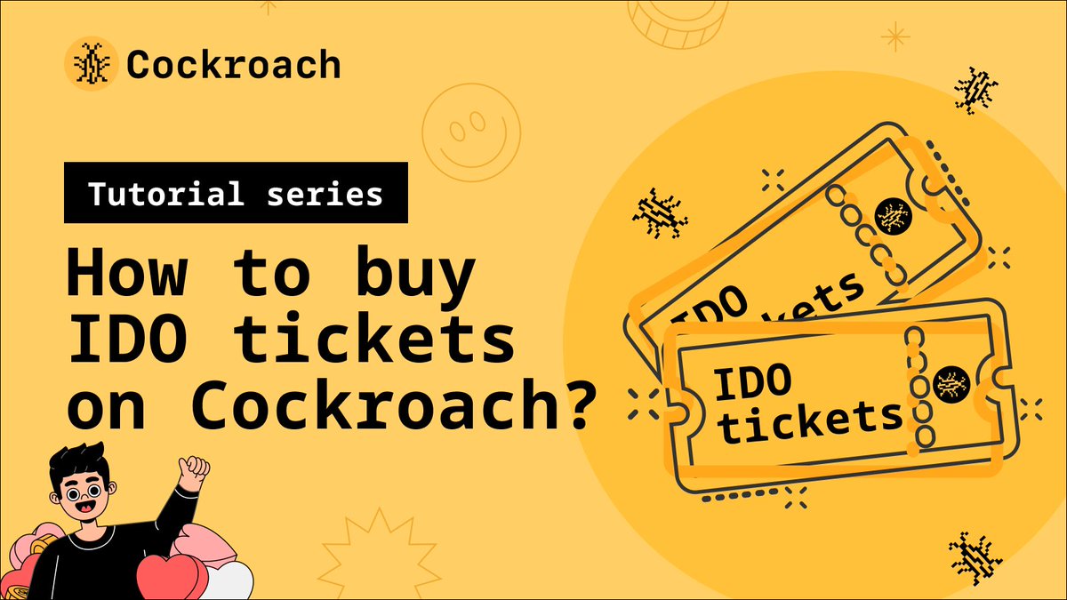📚 [Cockroach Tutorial Series] 

🚀 Our 1st project is gearing up for liftoff, and we want you to be part of this exhilarating journey. 

🌟 We've prepared an detailed guide on how to get IDO tickets.

👉 Let's check for a seamless IDO experience: medium.com/polkafoundry/c…