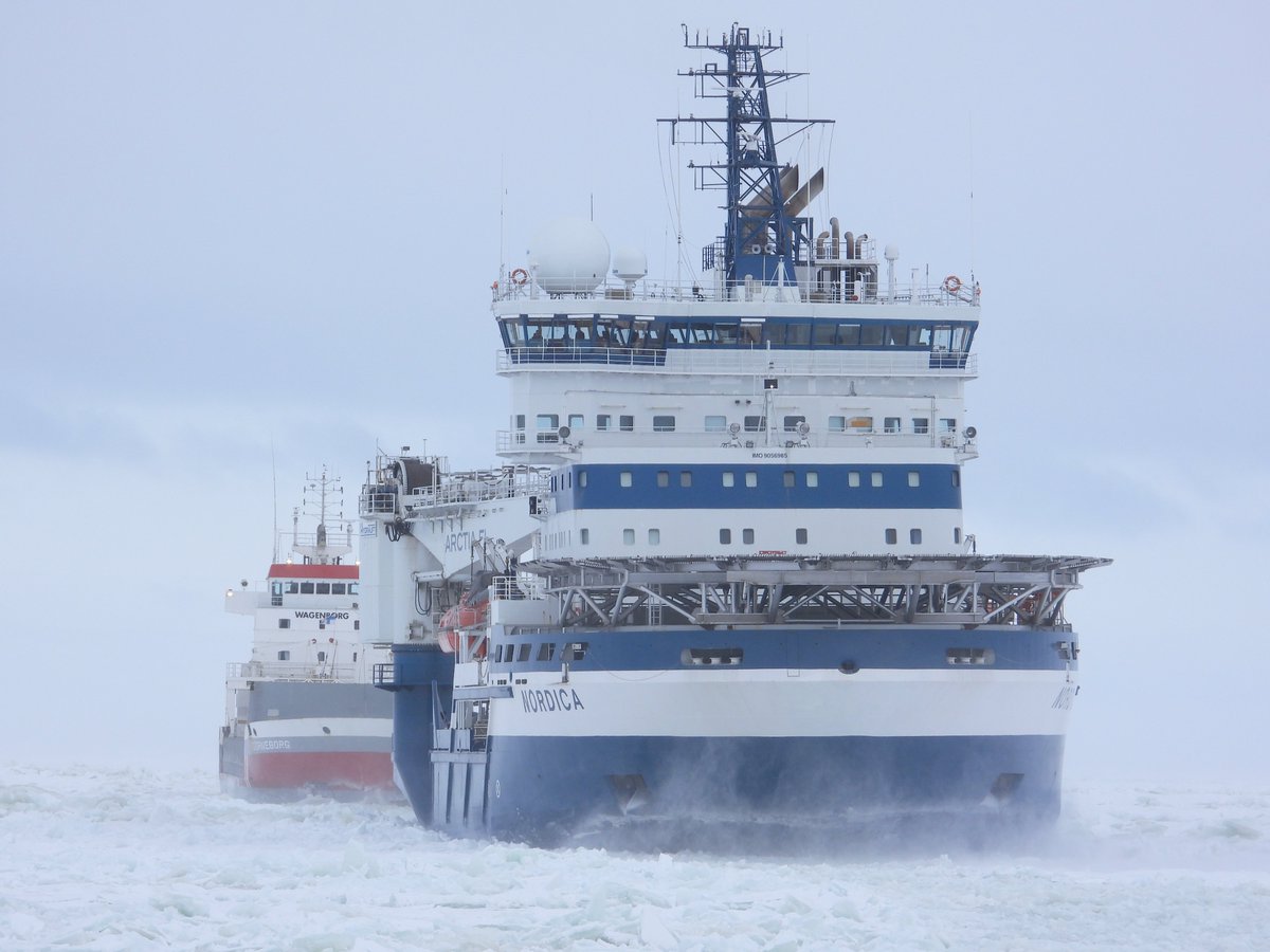 Jo kahdeksas #Arctian jäänmurtaja lähtee liikkeelle 25.1. #Nordica suuntaa avustamaan kauppa-alusliikennettä Suomenlahdelle Voiman ja Fennican tueksi. Lue lisää verkkosivuiltamme arctia.fi/uutiset/nordic…