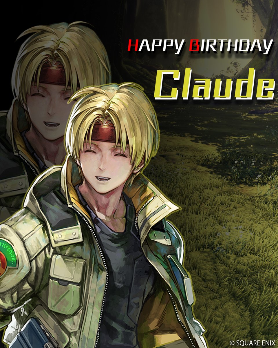 Join us in wishing a happy birthday to Pangalactic Federation's second lieutenant, Claude C. Kenny, from #StarOcean The Second Story R! 🎉🎂 #SO2R