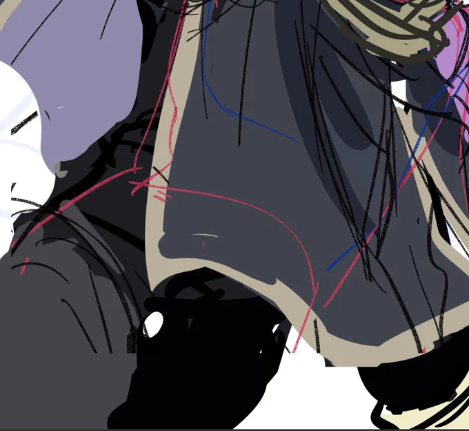 毎日投稿189日目 衣装がむつかしい #毎日投稿 #一日一絵 #イラスト #wip #進捗
