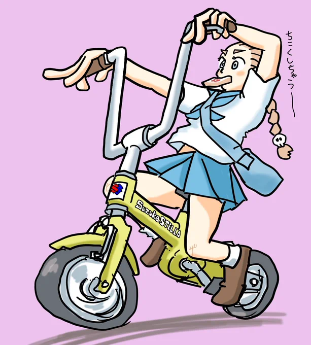 #見た人は無言で躍動感を魅せる