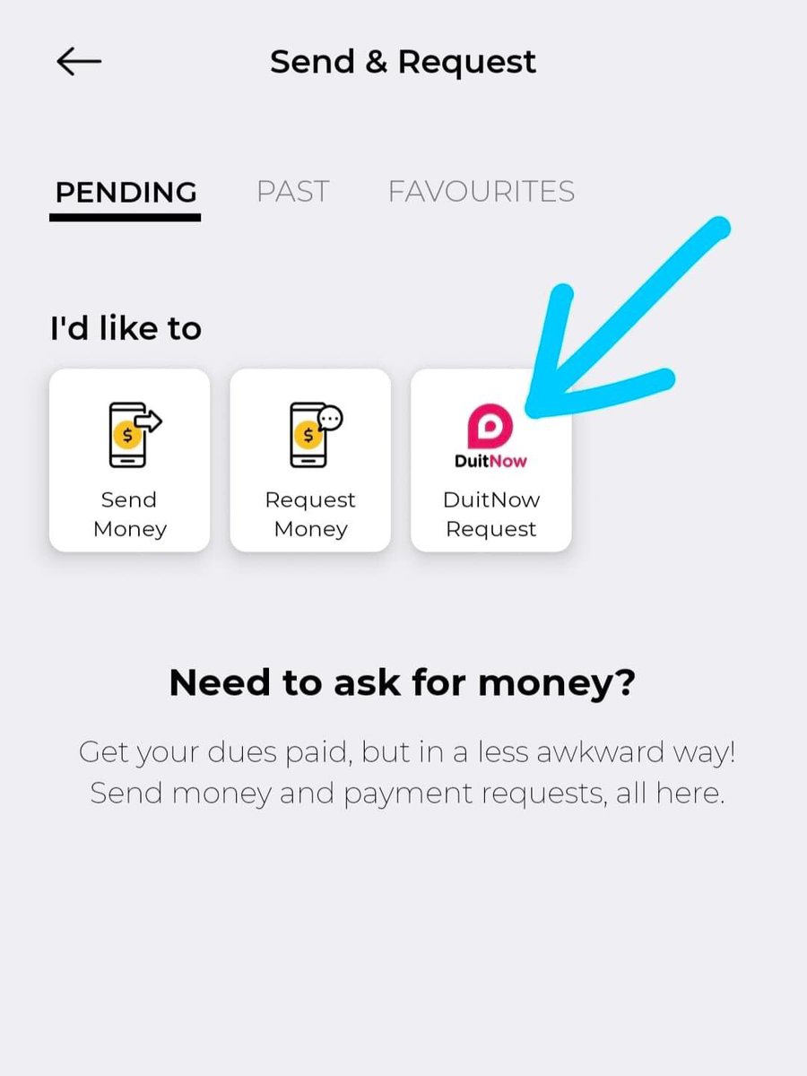 tufairies's tweet photo. Tak berani nk minta hutang dgn si penghutang?

Cara minta hutang melalui App MAE

1.Buka App MAE, Klik Send &amp; Request 
2.Boleh pilih Request Money atau Duit Now Request
3.Pilih detail org yg kamu nk minta tu, Done
4.Isi semua detail yang diminta, continue https://t.co/UzKopFTV13