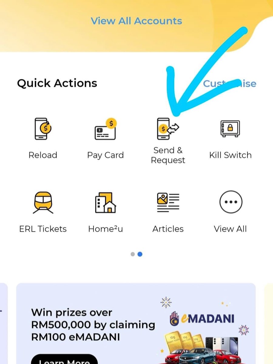 tufairies's tweet photo. Tak berani nk minta hutang dgn si penghutang?

Cara minta hutang melalui App MAE

1.Buka App MAE, Klik Send &amp; Request 
2.Boleh pilih Request Money atau Duit Now Request
3.Pilih detail org yg kamu nk minta tu, Done
4.Isi semua detail yang diminta, continue https://t.co/UzKopFTV13