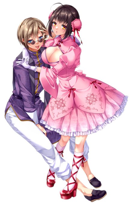 取り敢えず人物だけ塗り終えたwip 背景と椅子は明日以降のわたしに任せる