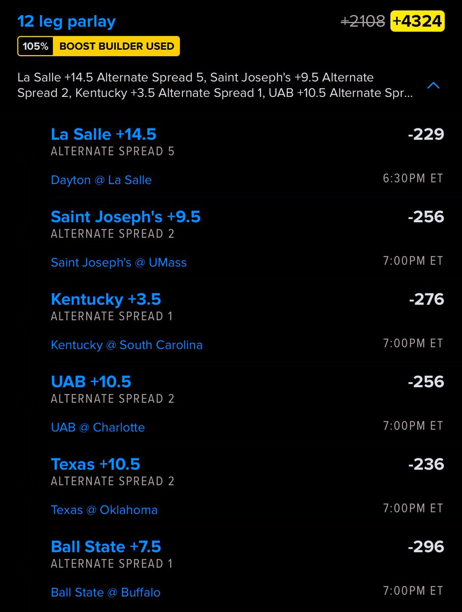DrDoc343's tweet image. Dr. Lockerty returns to action tonight with the 12-Leg Boost Builder Parlay. This shit smacking… truzz🚨🔥

#fanduel #smacking #freemoney #ohshit
