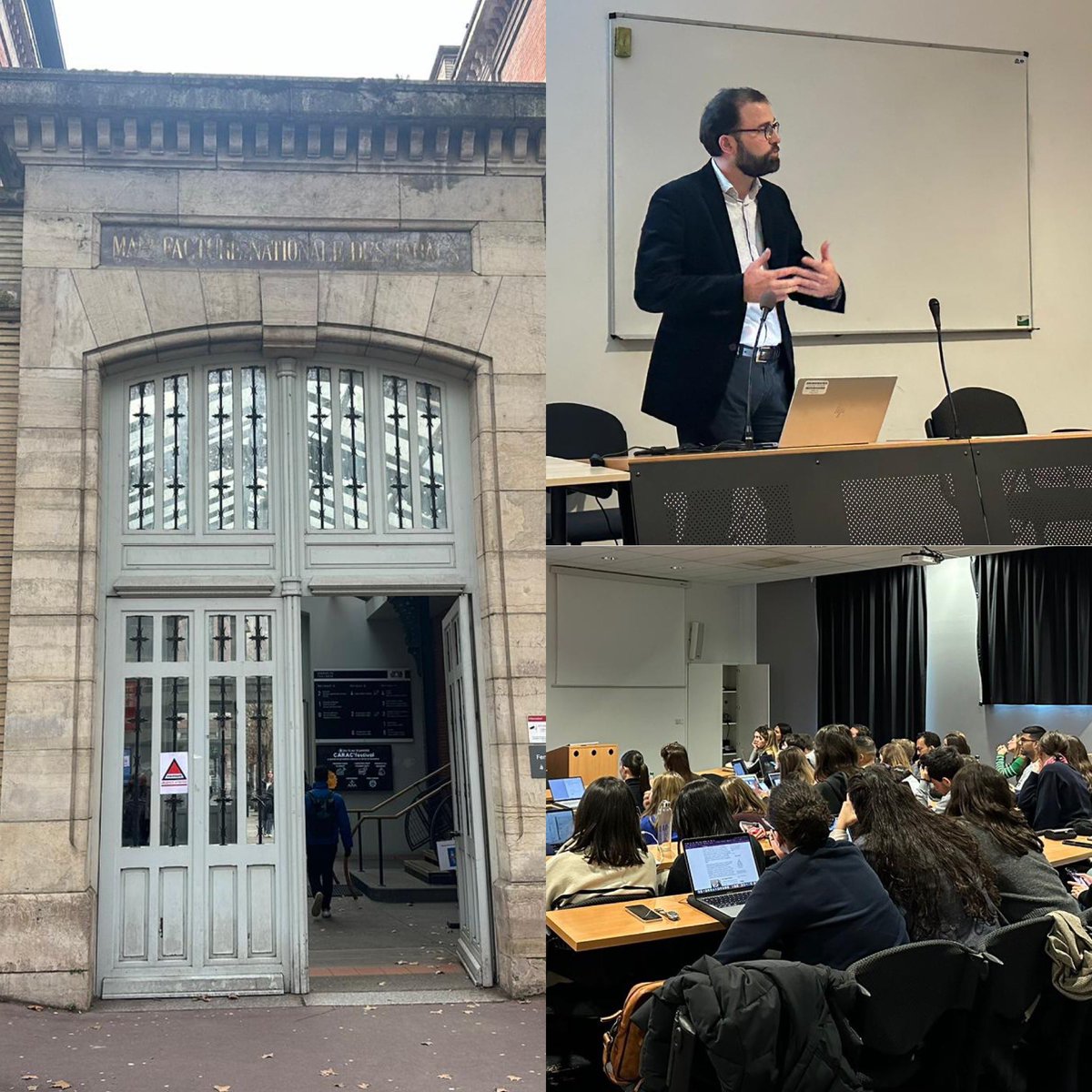Orange Occitanie (@orangeoccitanie) on Twitter photo Quand <a href="/Nicolas_Brochot/">Nicolas Brochot</a> d'Orange rencontre les étudiants en Master de Droit de <a href="/UTCapitole/">Université Toulouse Capitole</a> :
👉🏼 des échanges enthousiastes sur l'économie des Télécoms et les enjeux du numérique, notamment en Occitanie, où les opportunités professionnelles sont nombreuses.
Merci aux étudiants ! Quand <a href="/Nicolas_Brochot/">Nicolas Brochot</a> d'Orange rencontre les étudiants en Master de Droit de <a href="/UTCapitole/">Université Toulouse Capitole</a> :
👉🏼 des échanges enthousiastes sur l'économie des Télécoms et les enjeux du numérique, notamment en Occitanie, où les opportunités professionnelles sont nombreuses.
Merci aux étudiants !