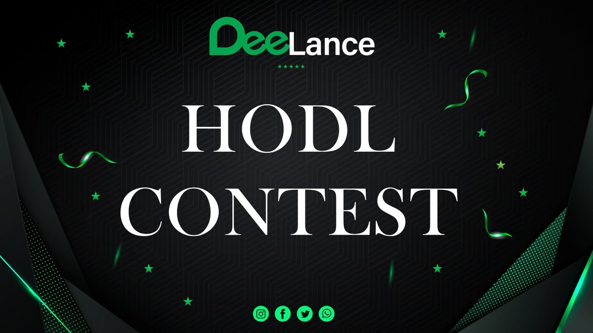 deelance_com's tweet photo. 🚀 DLANCE Holder of the Month Contest! 🏆

Top 3 users Holding the highest DLANCE tokens at the end of the contest wins! 🌐

💰 Prize Pool: 2 DLANCE: 1 $DEE
Swap ratio for the winner 
🥇Monthly champion!

Buy $DLANCE Today ⬇️
https://t.co/Ekwoc9XMwY

#DLANCE #Crypto #Web3 #BitcoinETF #Bitcoin 🌟