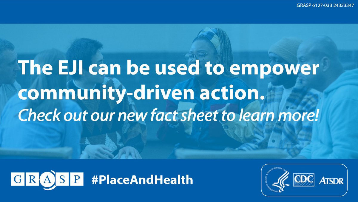 Have you used the Environmental Justice Index (#EJI) tool?

Use our new fact sheet to learn how the tool can help you identify and address injustices bit.ly/47nvy8y 

#PlaceAndHealth #HealthEquity