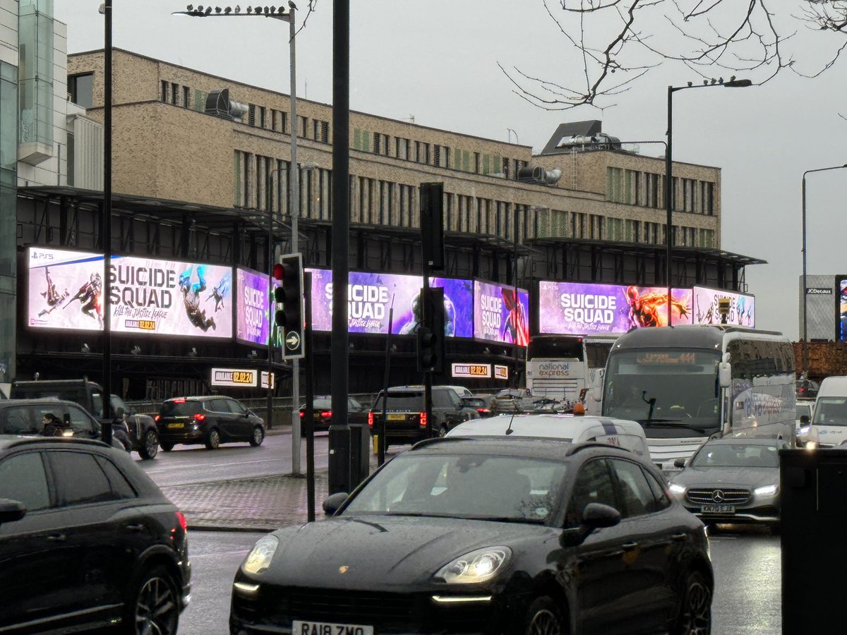 Great to see #SuicideSquadGame marketing across London.