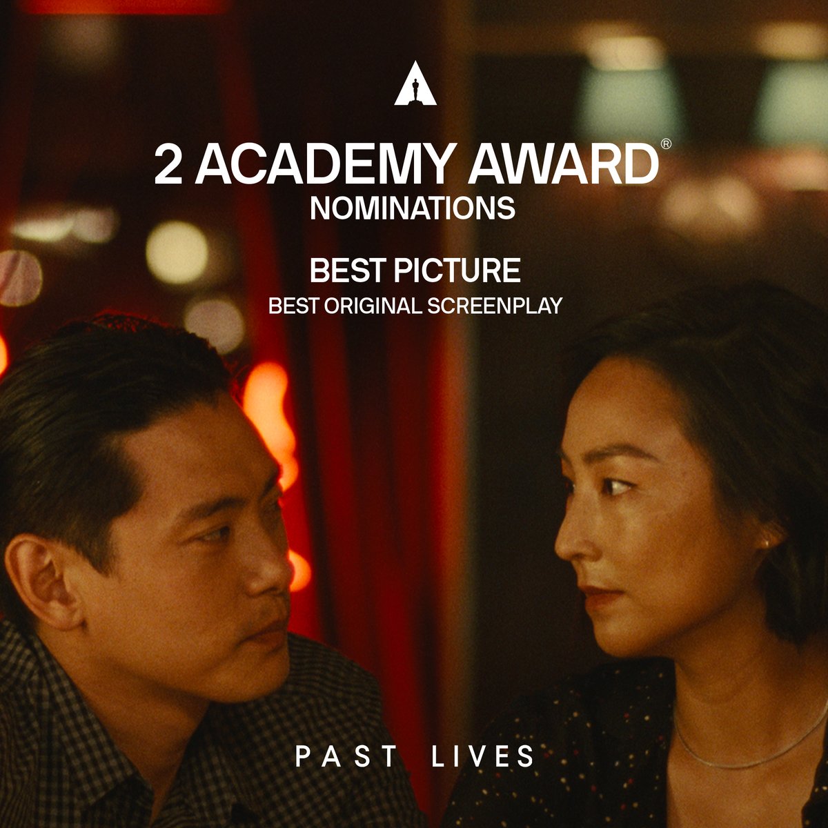 Congratulations to Jonathan Glazer's The Zone of Interest and Celine Song's Past Lives on 7 Academy Award nominations including Best Picture (for both!) #Oscars2024