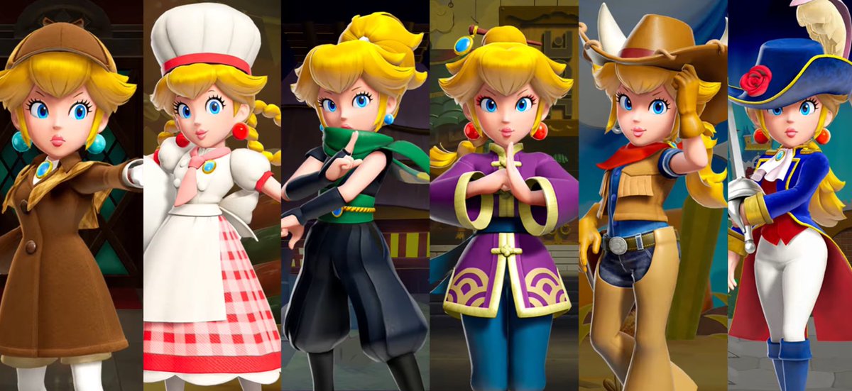 I compiled the new renders together since the screen scrolls too fast lol #PrincessPeach #PrincessPeachShowtime