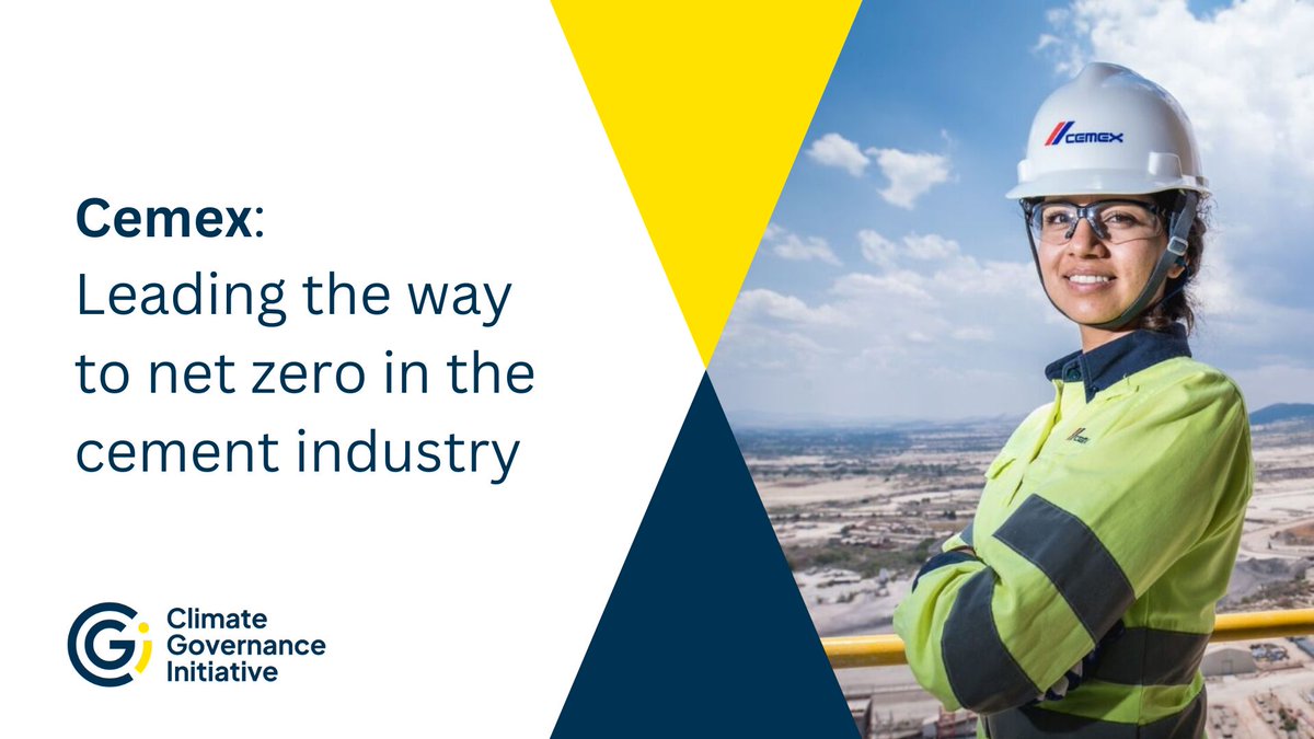JUST PUBLISHED: Business case study on driving #ClimateAction in the boardroom🌎 From @Cemex – leading player in the Mexican #construction materials industry with a vision to become a #NetZero company. 

Read in English: bit.ly/3SxvfEk
Or Spanish: bit.ly/4b5huUp