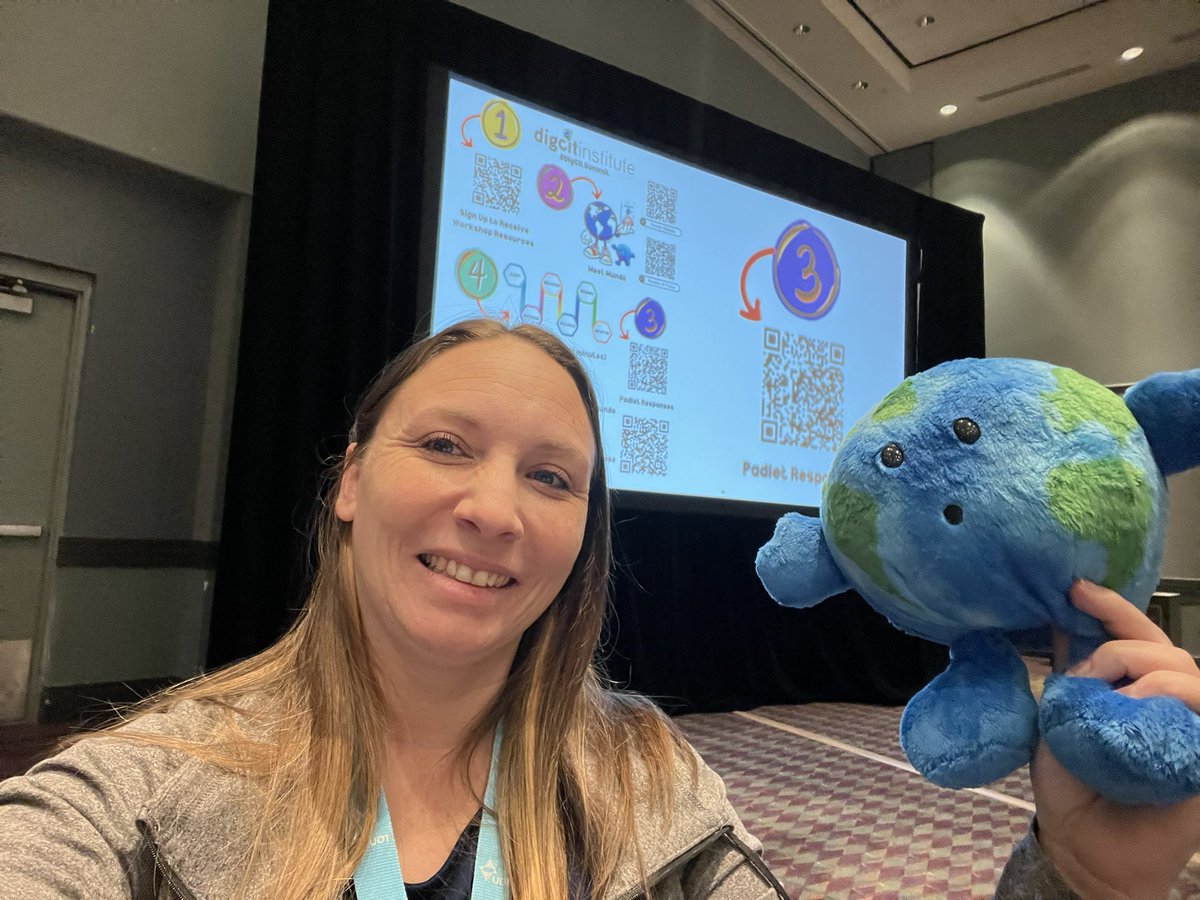Scoothie_Math's tweet photo. Meet #LearnwithMUNDO - a great safe way to introduce students to AI in our classrooms. Diving in first thing this morning to lots of tech learning. #FETC @SDOWPD1 @sdowedtech https://t.co/nZrfnqqaua