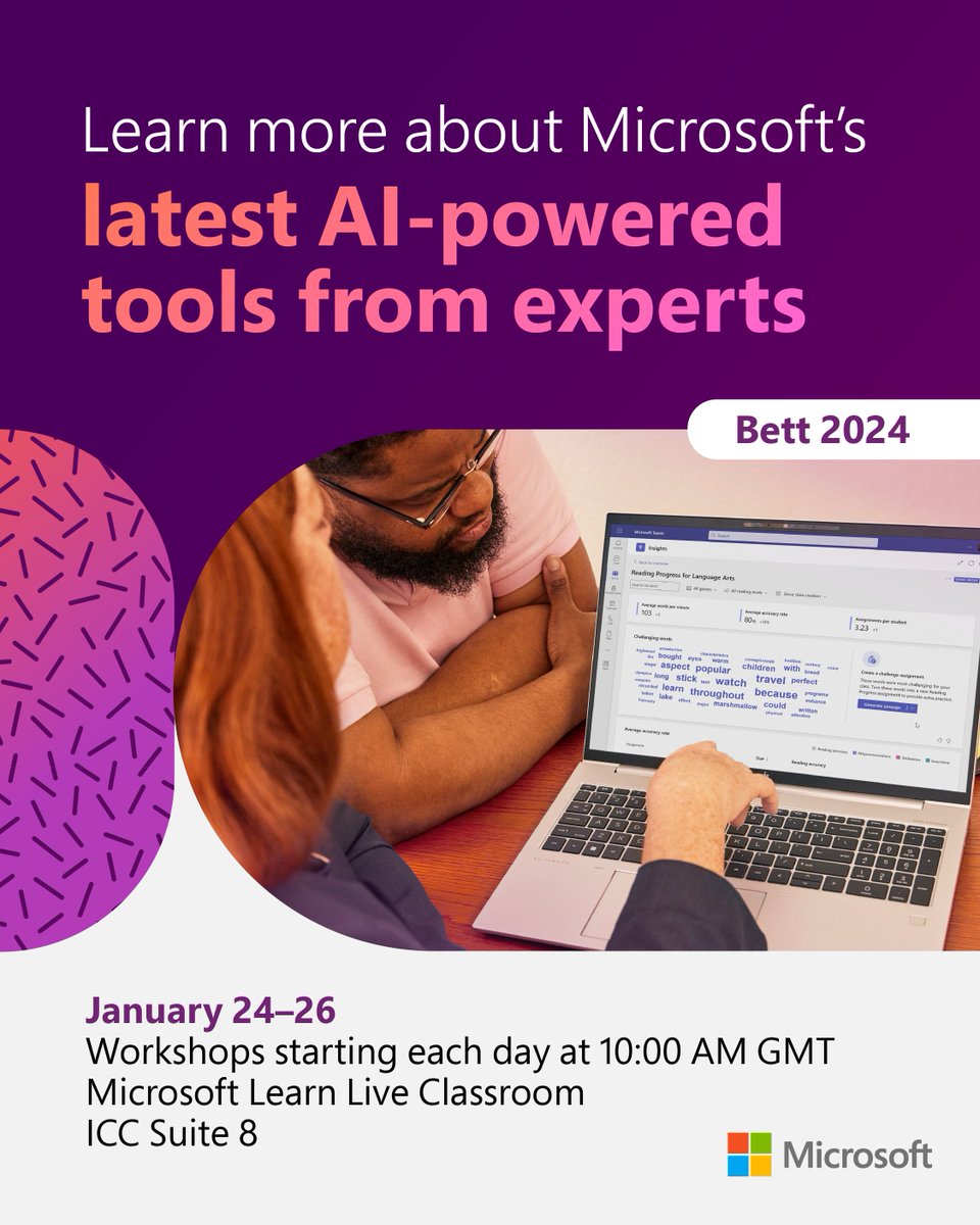 Microsoft Education UK tweet media