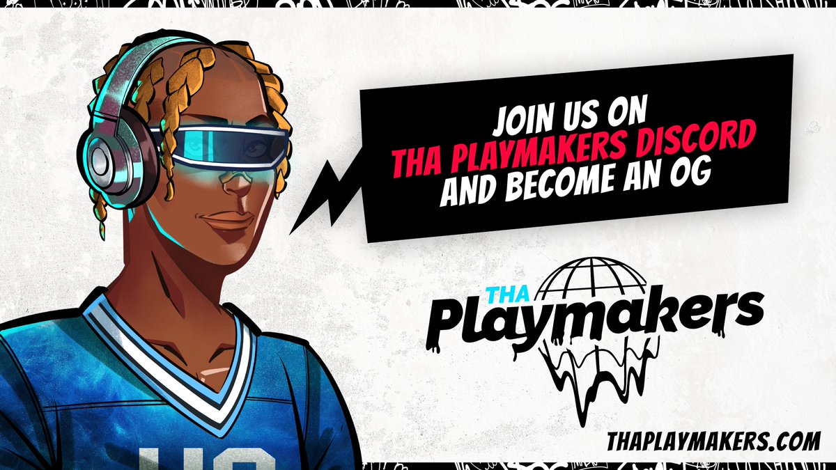 Inspiring the hustle, turning passion into plays.

Tha playground 🏀 is now OPEN: discord.gg/Va28Xp5TfR

🔔 Follow <a href="/tha_playmakers/">THA PLAYMAKERS</a>
♻️ RT &amp; Like this post
💬 Comment after verifying on discord