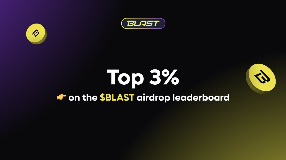 🐊 CrocBot is top 3% on the leaderboard thanks to the affiliate program. As a reminder, all the airdrop earned on CrocBot's address will be redistributed to our Blast farmer users according to their deposit. 👉 Manta network recently ran a similar campaign that was very