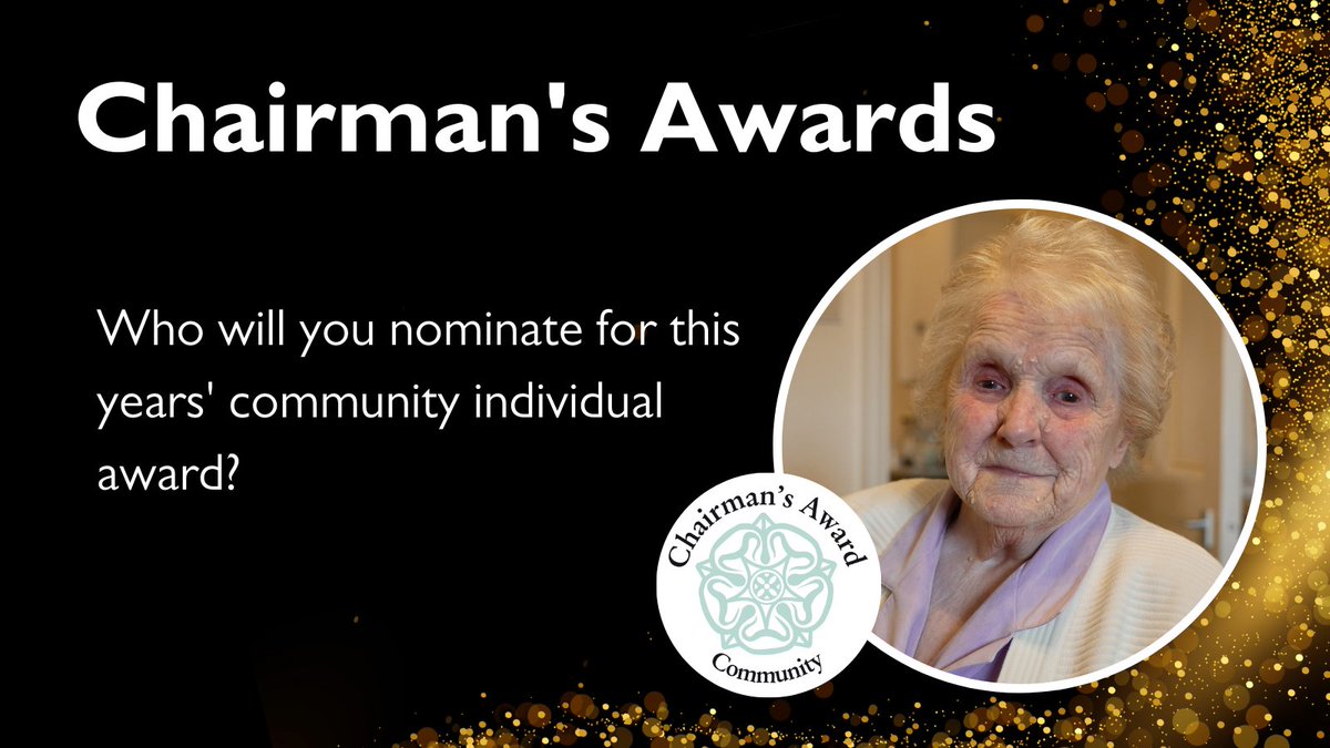 Do you know someone that has made a difference to the East Riding? Nominate them for the Chairman’s community individual award. Doris Northgraves aged 91 won the award last year for raising over £47,000 for charity. Submit a nomination by visiting orlo.uk/Pkdjo