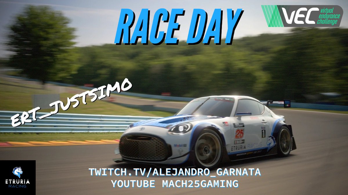 Etruria Racing Team (@etruriaracing) on Twitter photo Tonight the 3rd race of VEC championship by <a href="/AGarnata/">Alejandro Garnata</a> <a href="/Mach25Gaming/">Mach25 Gaming</a>
Our JustSimo go on track with the aim of defending qualification for the next week grand final… Let’s go Simo! 🏇
Live from 20:30 on Twitch and YouTube channels Tonight the 3rd race of VEC championship by <a href="/AGarnata/">Alejandro Garnata</a> <a href="/Mach25Gaming/">Mach25 Gaming</a>
Our JustSimo go on track with the aim of defending qualification for the next week grand final… Let’s go Simo! 🏇
Live from 20:30 on Twitch and YouTube channels