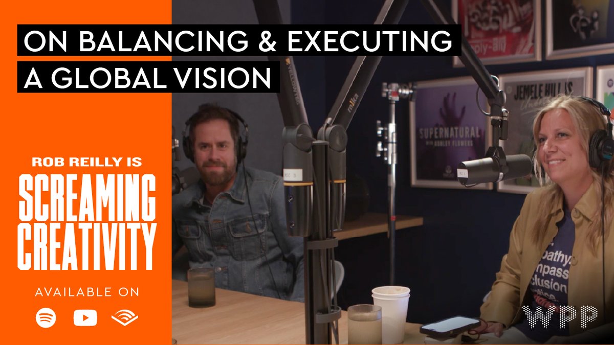 Today on Screaming Creativity, <a href="/WPP/">WPP</a>'s Rob Reilly is joined by <a href="/greygroup/">Grey</a>'s Laura Maness and Gabriel Schmitt to discuss what drew them to the industry, the power of advertising to drive economic change &amp; impact, and more.

Listen now on Spotify👇

ow.ly/El4S50Qty5s