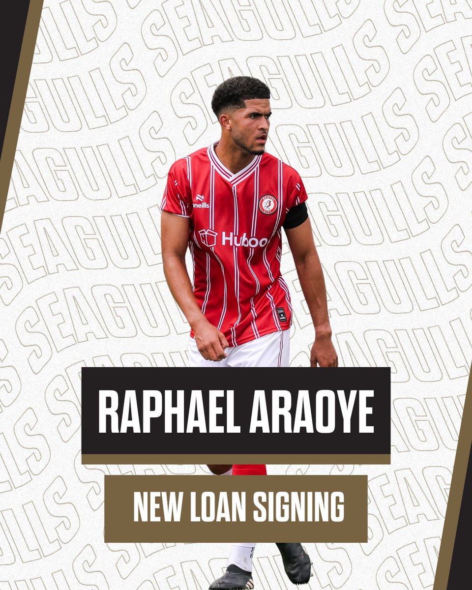 RAPHAEL ARAOYE SIGNS ON LOAN

Weston-super-Mare AFC are delighted to confirm the loan signing of defender Raphael Araoye on loan from Bristol City 💪

Read the full story here ➡️ wsmafc.uk/AraoyeSigns

#WsMAFC ⚪️⚫️