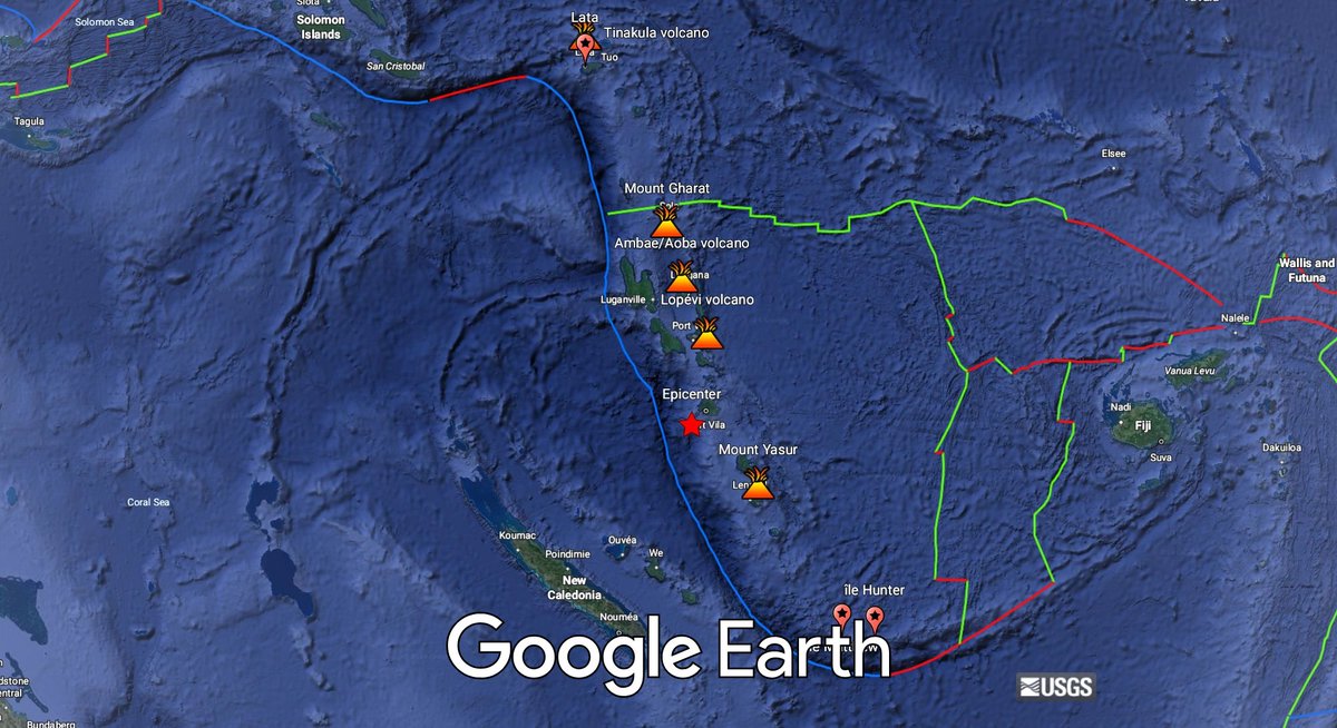 #Vanuatu🇻🇺: A strong #earthquake of magnitude Mww=6.3, was registered at 43 KM SW of #PortVila, province of #Shefa. Depth: 37,2 KM. More info: on.doi.gov/3ScRHBf Avez-vous ressenti le séisme?, Dites-nous!. #EQVT,#tremor,#séisme,#TremblementDeTerre,#sismo,#temblor,#terremoto.