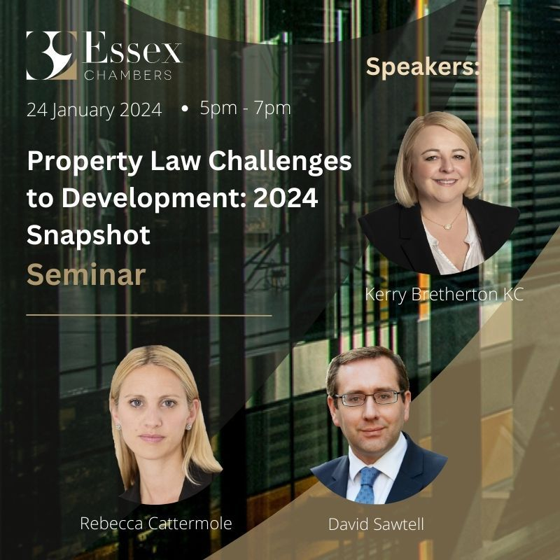 drfsawtell's tweet photo. I am speaking about the LTA 1954 and grounds (a), (b), (c) and redevelopment break clauses at the @39pepgroup seminar on property development on 24 January 2024 at @39EssexChambers from 5pm. https://t.co/LTNW50ItxN